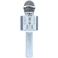 Microfone Bluetooth Karaoke LED