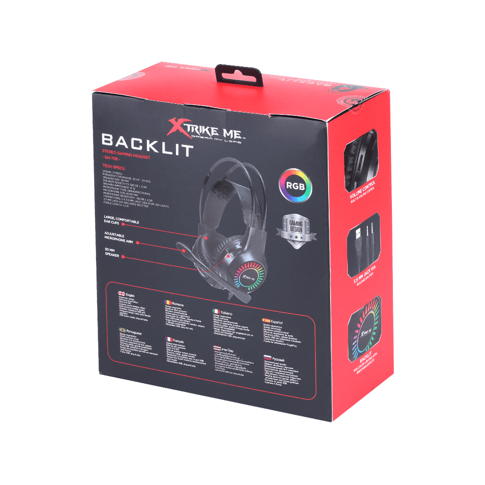 Fone Headset Xtrike, Gh-709, Gaming Fone Headset Xtrike, Gh-709, Gaming