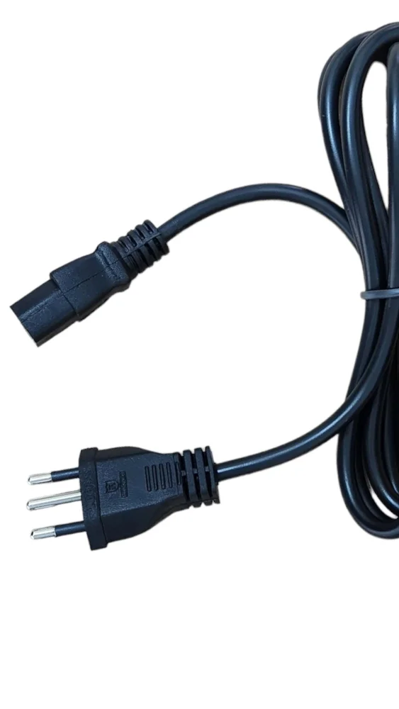 Imagem 2 de 5 do produto Cabo De Força, Tripolar Para Fonte 3x0.50mm, 250V 10A, 2M - PC 10