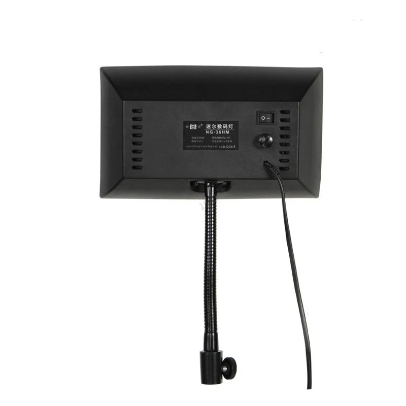 Imagem 2 de 5 do produto Iluminador Fluorescente Ng-36hm Lâmpada Fria 36w Studio Light Braço Flexível (110v)