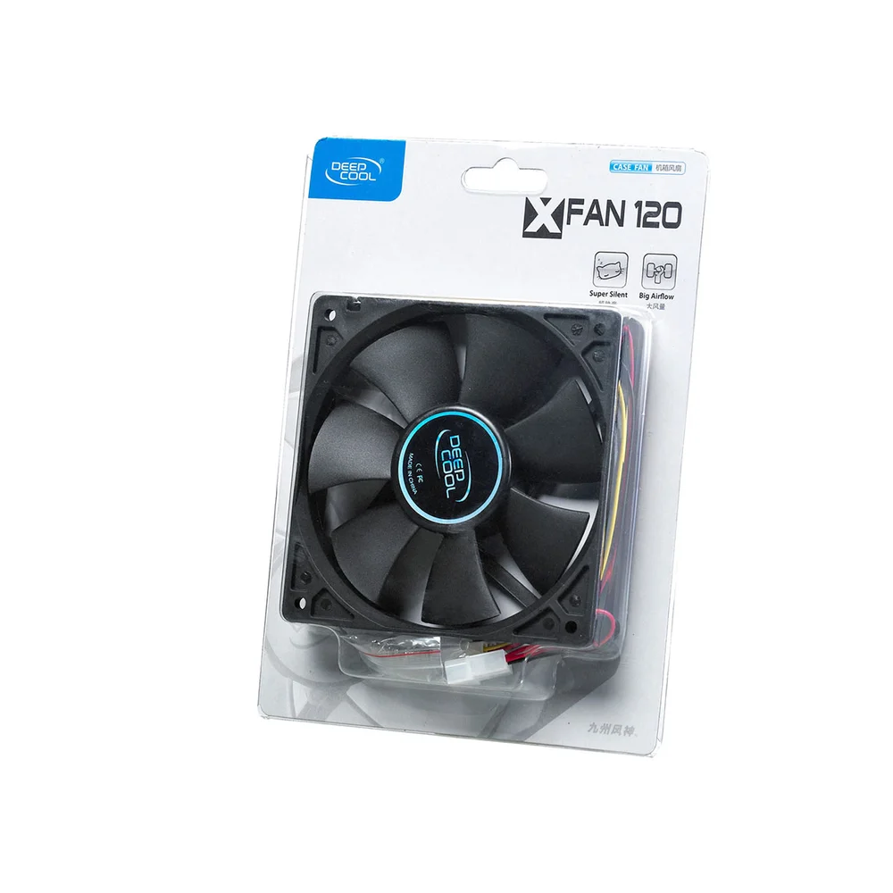 Cooler FAN DeepCool XFAN120,120mm, Para Gabinete, 1300 RPM, Preto - DP-FDC-XF120 5