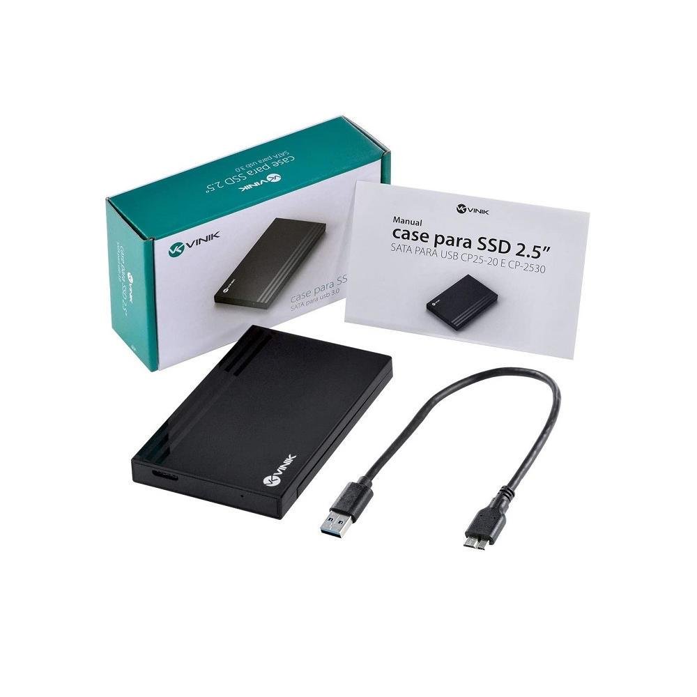 Gaveta Para Hd/ssd 2.5, Sata, Usb 3.0, Cp25-30 - Vinik