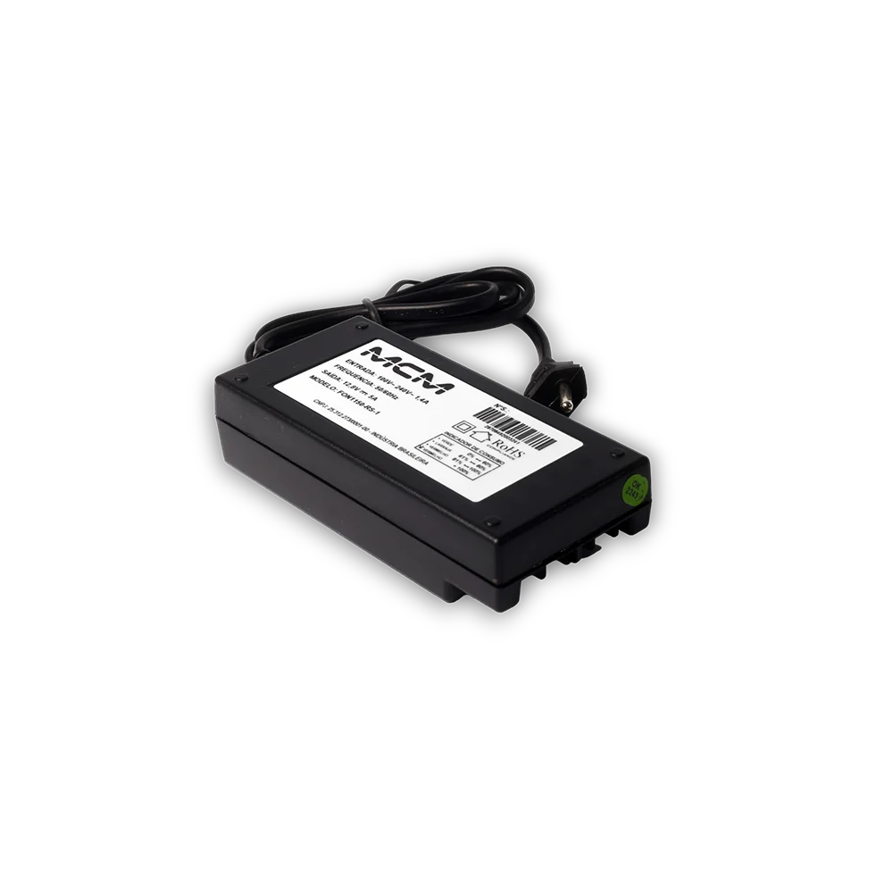 Imagem 4 de 4 do produto Fonte MCM Smart Meter Chaveada, 12.8VCC, CFTV, 5A, Com Tomada