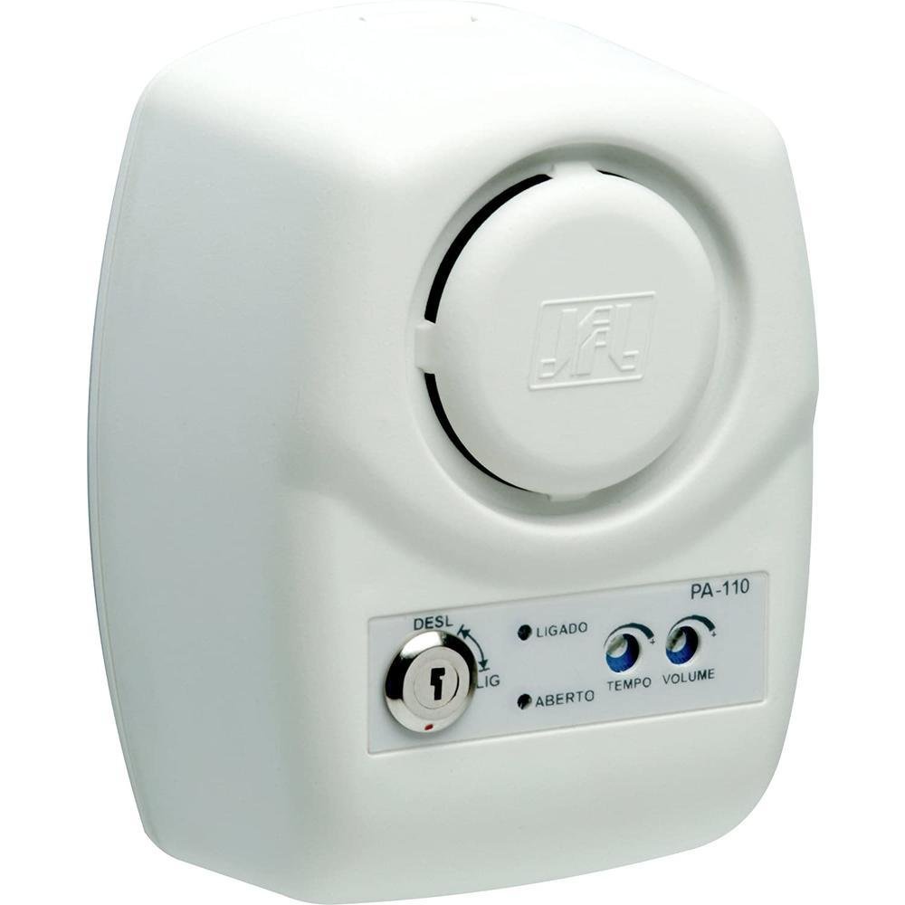 Sensor de Abertura de Portas e Janelas JFL + Sensor Magnético Com Fio - PA-110