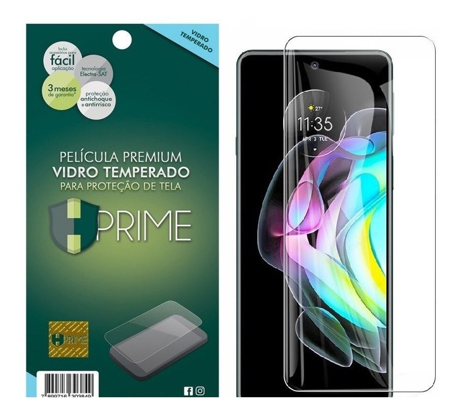 Película Hprime Premium Vidro Temperado 9h Moto Edge 20 Pro