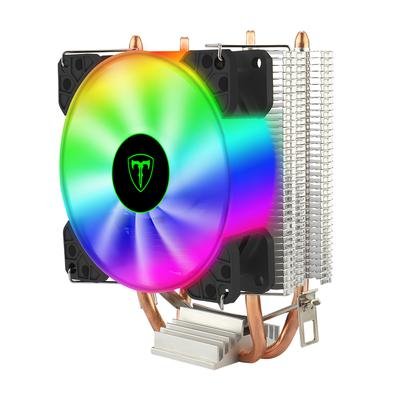 Cooler Para Processador T-dagger Led Rainbown Intel/amd 90mm Fan 2 Heat Pipes Tdp 80w 48cfm - T-gc9109 M