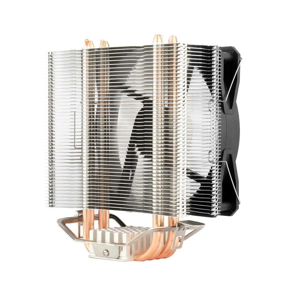 Imagem 4 de 5 do produto Cooler Para Processador Redragon TYR, LED Rainbown, Intel e AMD, 120mm, PWM, FAN, 4 Heat Pipes, TDP 130W - CC-9104