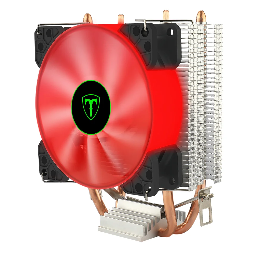 Imagem 3 de 5 do produto Cooler Para Processador T-Dagger, LED Vermelho, Intel e AMD, 90mm, 2 Heat Pipes, TDP 80W, 48CFM - T-GC9109 R