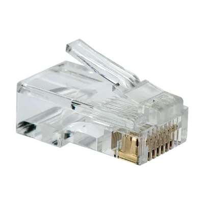 Conector Plug Modular RJ-45, Para Cabo De Rede CAT6 8x8