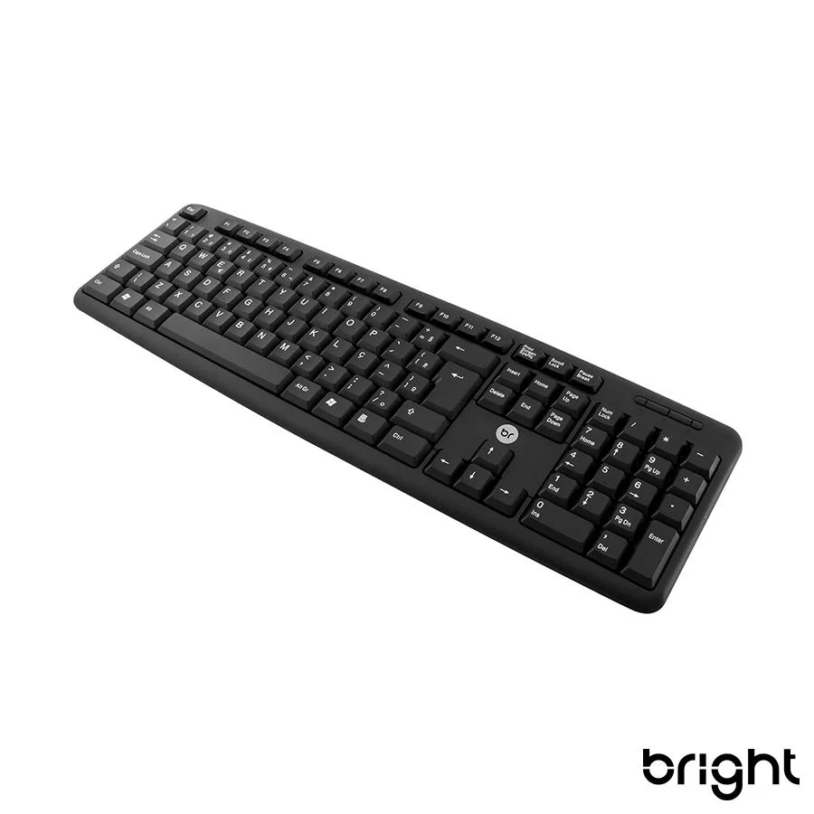 Imagem 3 de 5 do produto Teclado Com Fio Bright Basic, ABNT 2, 107 Teclas, USB - 0014