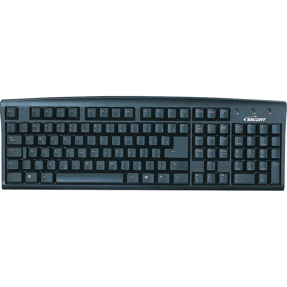Imagem 5 de 5 do produto Teclado Com Fio Bright Basic, ABNT 2, 107 Teclas, USB - 0014