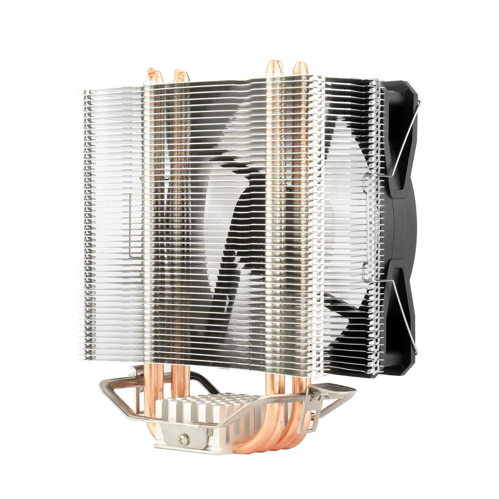 Imagem 3 de 5 do produto Cooler Para Processador Redragon TYR, LED Azul, Intel e AMD, 120mm, PWM, FAN, 4 Heat Pipes, TDP 130W - CC-9104B