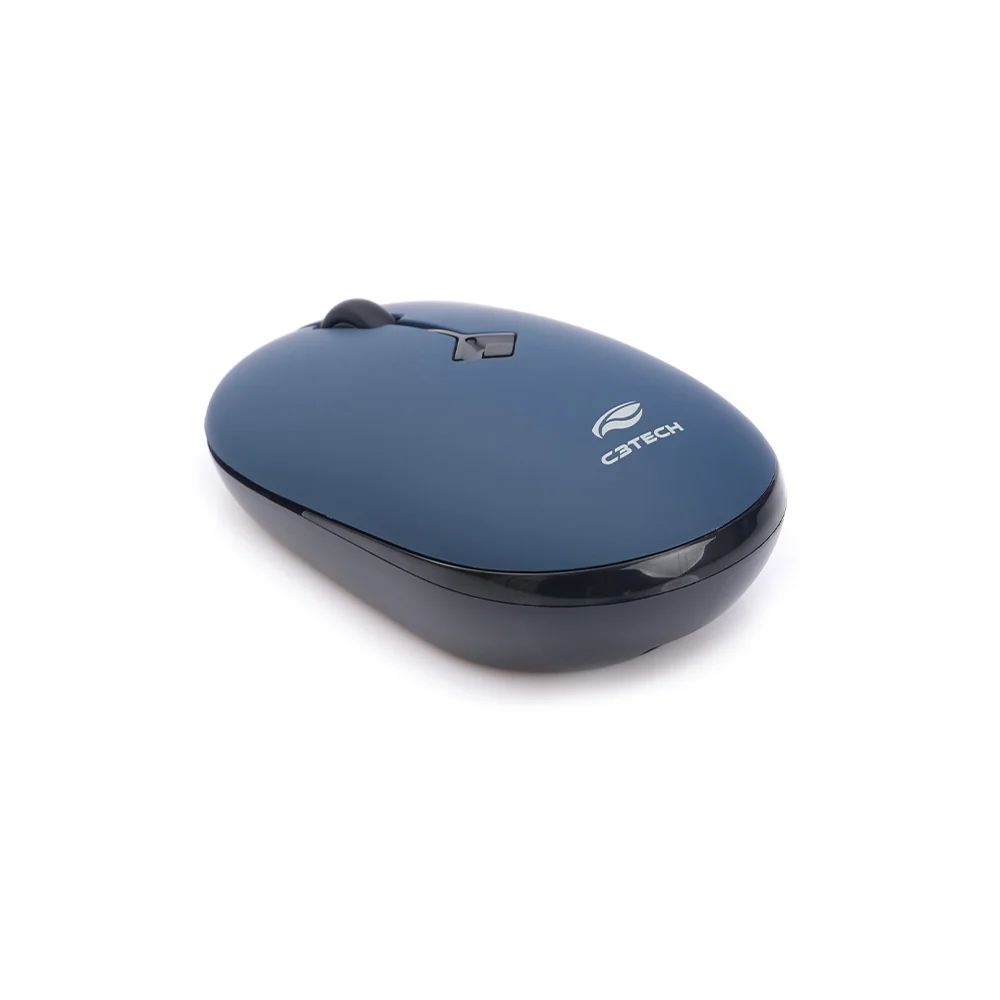Imagem 2 de 5 do produto Mouse Sem Fio C3tech M-w60bl Usb 1600 Dpi Rc Nano - Preto/azul