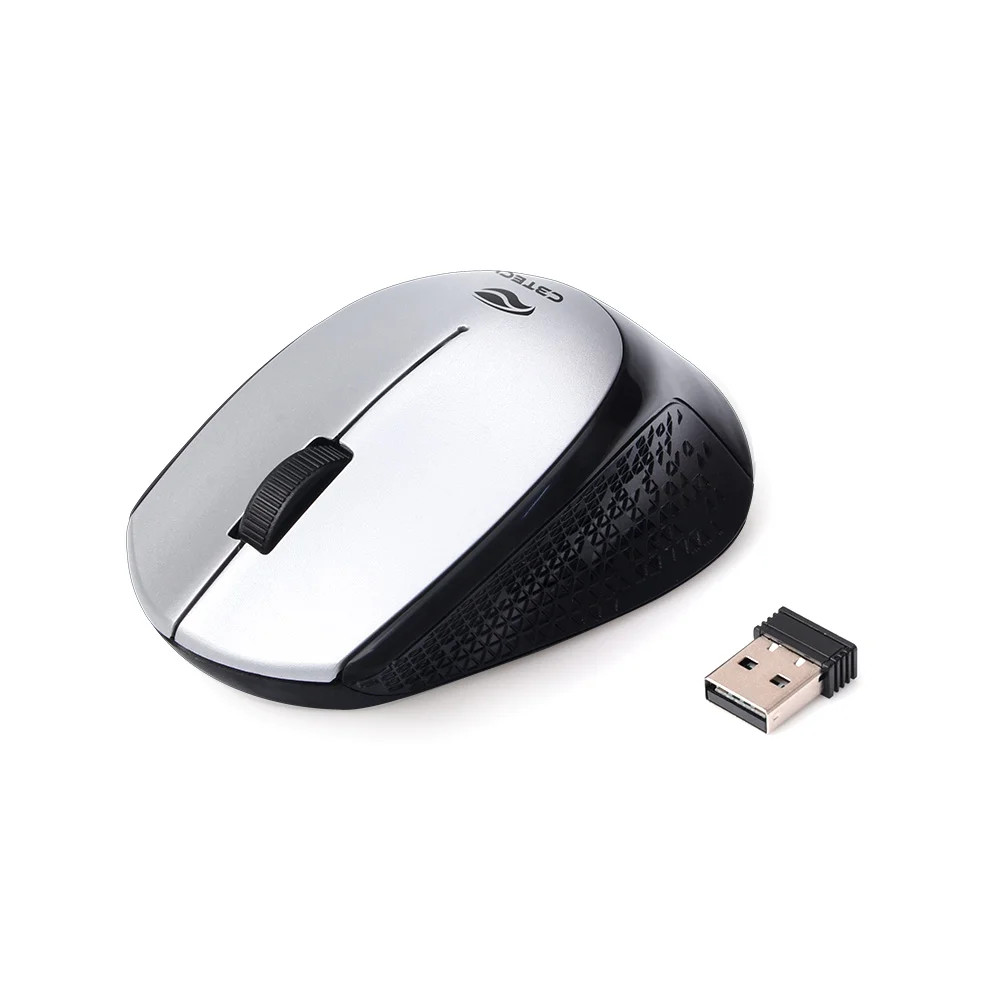 Imagem 3 de 5 do produto Mouse Sem Fio C3tech M-w50si Usb 1600 Dpi Rc Nano - Preto/prata