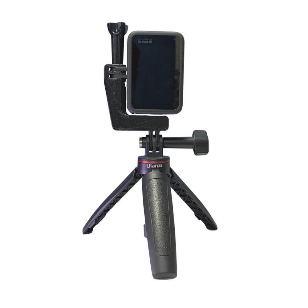Imagem 3 de 5 do produto Suporte Vertical Para Gopro E Câmeras Similares, Em Impressão 3D - Preto
