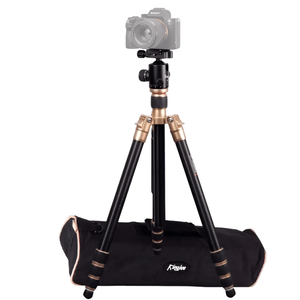 Tripé / Monopé Kingjoy Ac-288 Alumínio Com Cabeça Ball Head Qe-1t Até 10kg Tripé / Monopé Kingjoy Ac-288 Alumínio Com Cabeça Ball Head Qe-1t Até 10kg