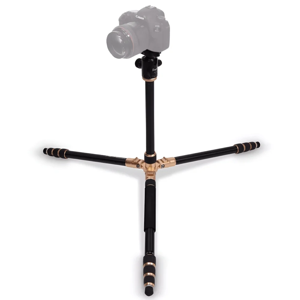 Tripé / Monopé Kingjoy Ac-288 Alumínio Com Cabeça Ball Head Qe-1t Até 10kg Tripé / Monopé Kingjoy Ac-288 Alumínio Com Cabeça Ball Head Qe-1t Até 10kg