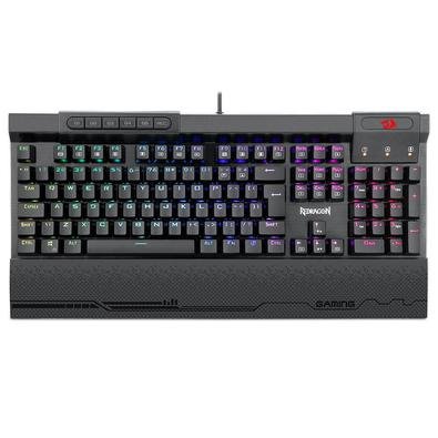 Teclado Gamer Mecânico Redragon Surya K563, Abnt2, Switch Blue