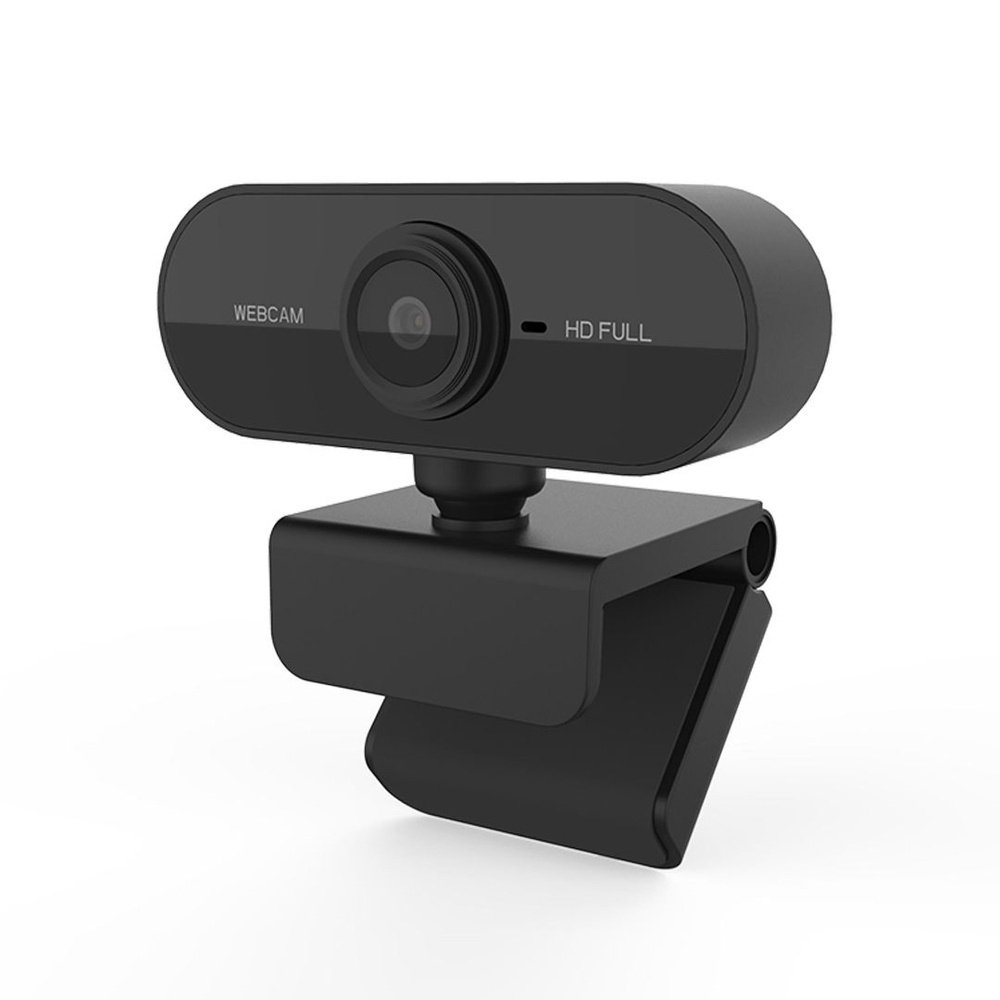 Webcam  Full HD 1080p, Com Microfone, USB, Visão 360 graus