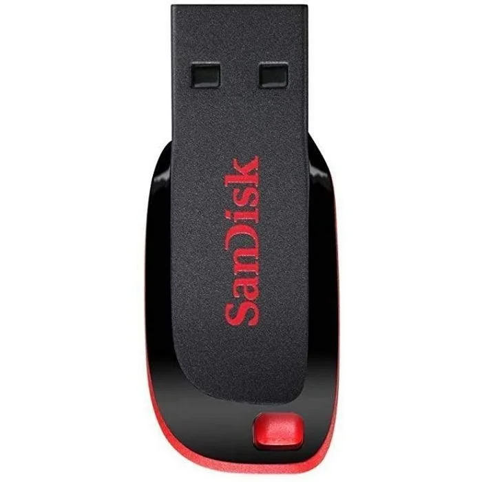 Imagem 2 de 4 do produto Pen Drive 128 GB Sandisk Box Cruzer Blade, Sdcz50-128g-b35, USB 2.0