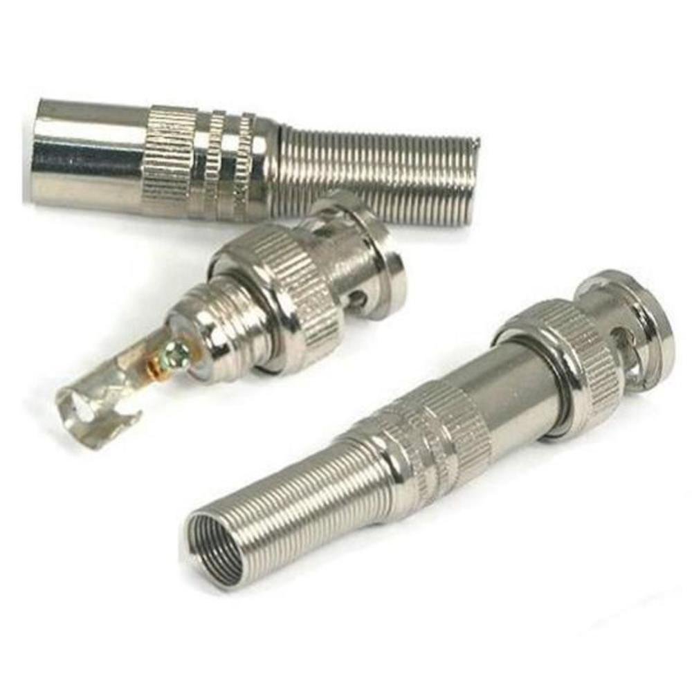 Imagem 2 de 2 do produto Conector BNC Macho, Com Mola E Parafuso Sv10
