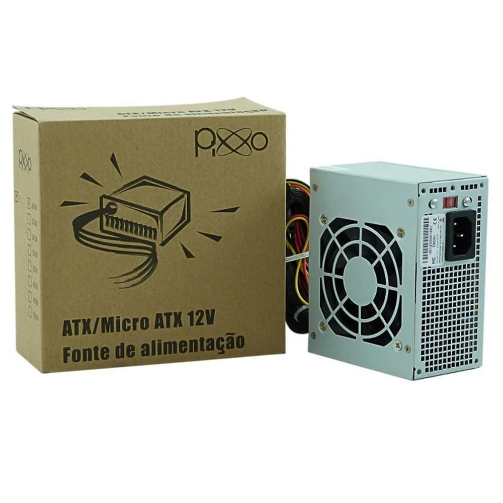 Imagem 2 de 5 do produto Fonte Pixxo SFX, 200W, 20/24 Pinos, Box - PL200WRPBG