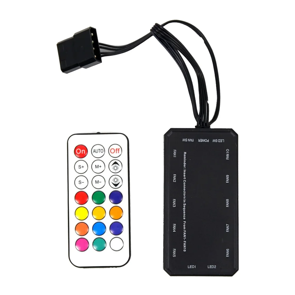 Kit 3 Cooler 120mmx25mm Com Led Rgb Redragon - Gc-f011 8
