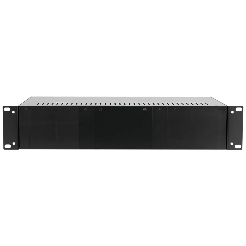 Imagem 2 de 5 do produto Chassi Rack 19 Para Conversores De Mídia Intelbras Kx 1400 R