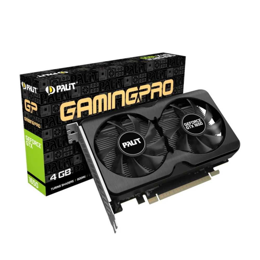 PALIT GeForce GT 1650 4G GDDR5 グラフィックボード Placa De Vídeo Palit GTX 1650 GP 4GB KaBuM