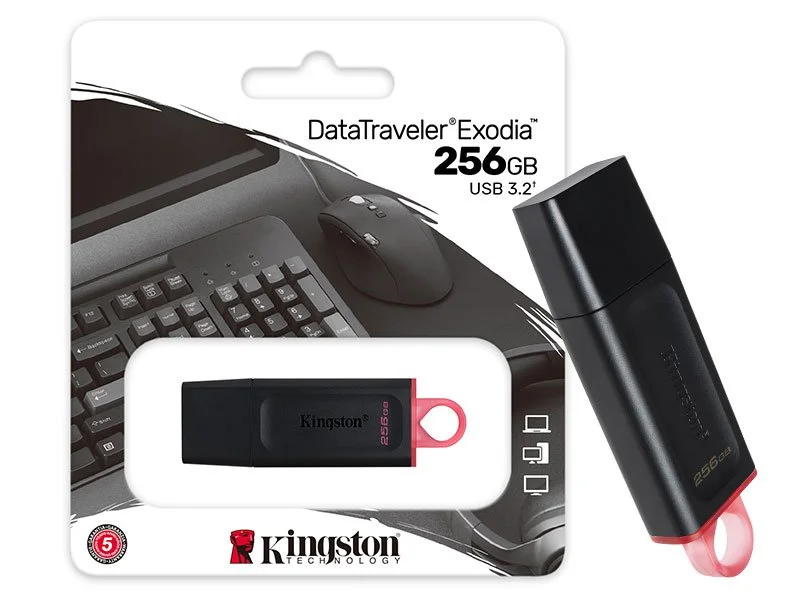 Pen Drive Kingston 256GB USB 32 KaBuM