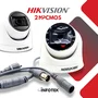 Câmera De Segurança Hikvision Dome, 5MP, Colorida, 2.8mm - DS-2CE76H0T-ITPF