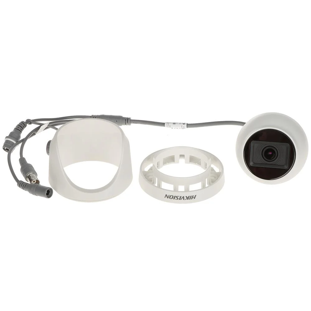Câmera De Segurança Hikvision Dome, 5MP, Colorida, 2.8mm - DS-2CE76H0T-ITPF