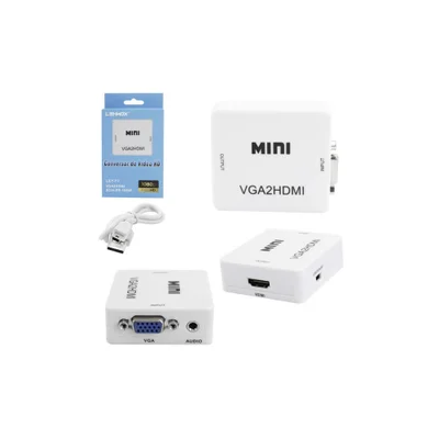 Adaptador Conversor HDMI Para VGA, LEY-77, Lehmox, Box