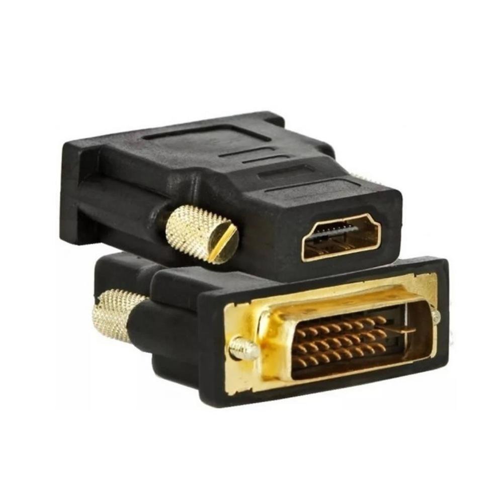 Imagem 3 de 3 do produto Adaptador Hdmi, Fêmea P/ Dvi 24-1, Macho - Preto
