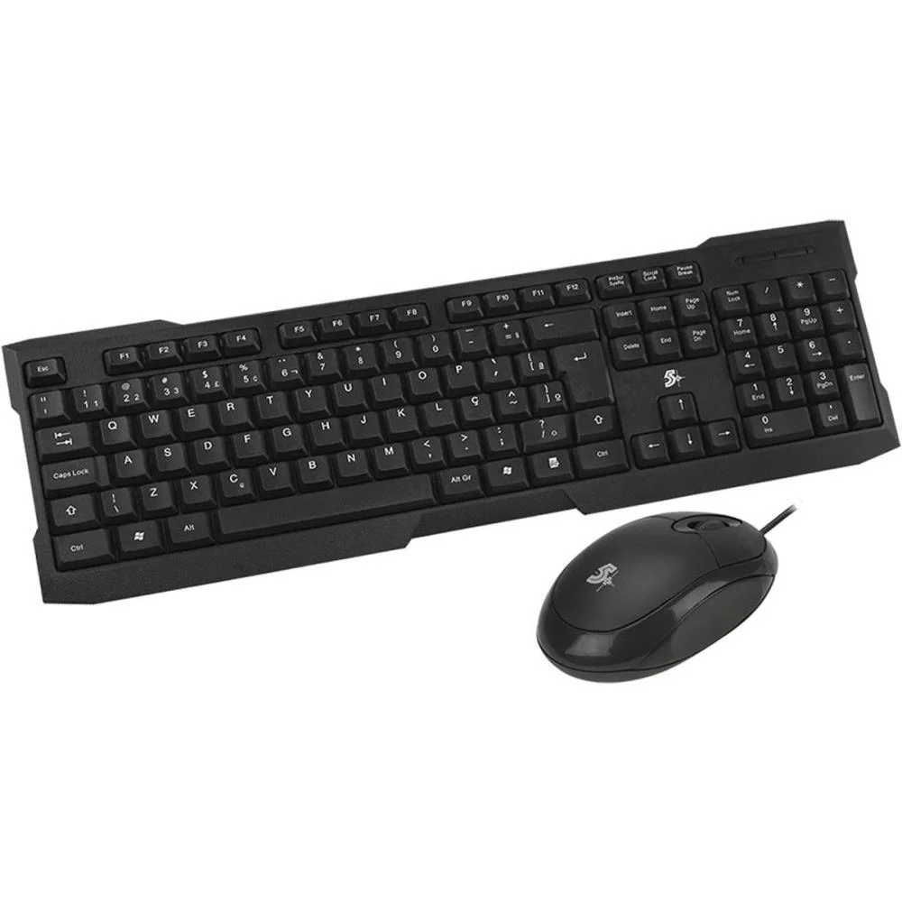 Imagem 4 de 5 do produto Kit Teclado + Mouse Office Santana Centro, USB, Abnt2