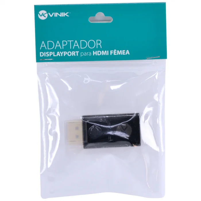 Imagem 3 de 5 do produto Adaptador HDMI, Fêmea Para Displayport, Macho Box, Vinik AHFDM