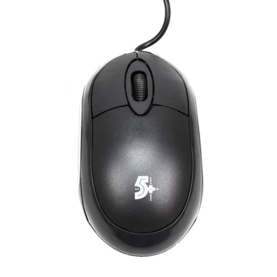 Mouse Usb 5 1000 Dpi Preto Office KaBuM