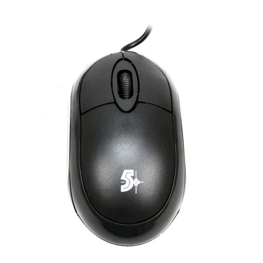 Mouse Usb 5+ 1000 Dpi, Preto, Office, Box - 015-0043 Mouse Usb 5+ 1000 Dpi, Preto, Office, Box - 015-0043