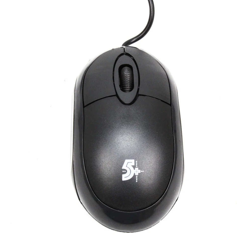 Mouse Usb 5+ 1000 Dpi, Preto, Office, Box - 015-0043 Mouse Usb 5+ 1000 Dpi, Preto, Office, Box - 015-0043