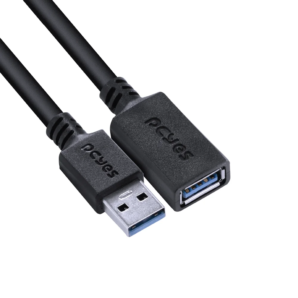 Imagem 3 de 5 do produto Cabo Extensor USB A 3.0 Para USB A 3.0, PCYES 28awg, Puro Cobre, 2Mts - Puamf3-2