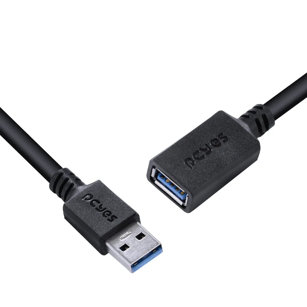 Imagem 4 de 5 do produto Cabo Extensor USB A 3.0 Para USB A 3.0, PCYES 28awg, Puro Cobre, 2Mts - Puamf3-2