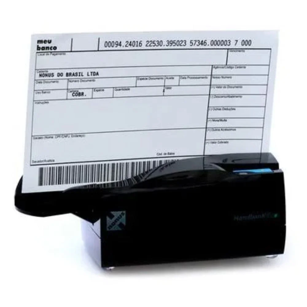 Leitor Nonus Handbank Eco 10, Semi, Para Boleto e Cheque, Usb