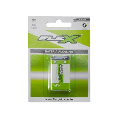 Bateria Alcalina 9v 6lr61 Fx-9k1 Flex