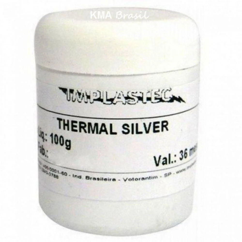 Pasta Térmica Alta Condutividade Implastec Thermal Silver 100g 4