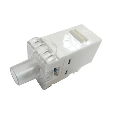 Conector Fêmea Rj45 - Cat 6 - Keystone - Branco - Wt-2002