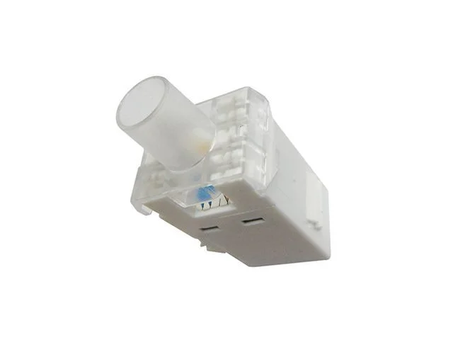 Imagem 2 de 4 do produto Conector Fêmea Rj45 - Cat 6 - Keystone - Branco - Wt-2002