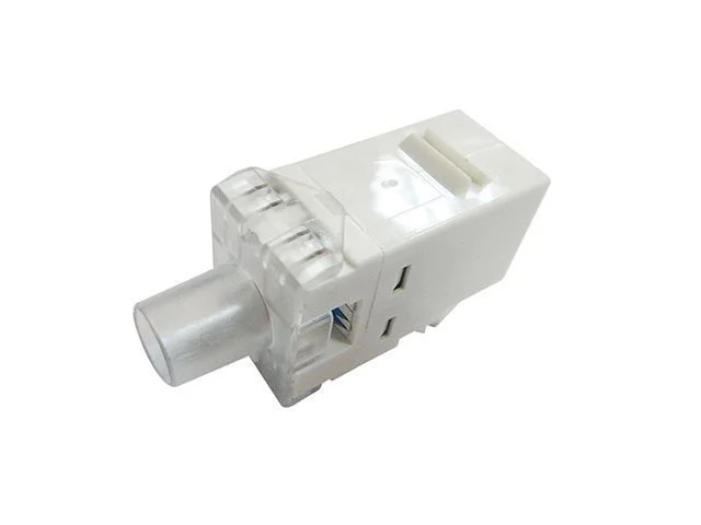 Conector Fêmea Rj45 - Cat 6 - Keystone - Branco - Wt-2002