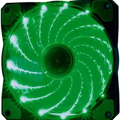 Cooler FAN OEX Game, 120mm, LED, Verde - F20