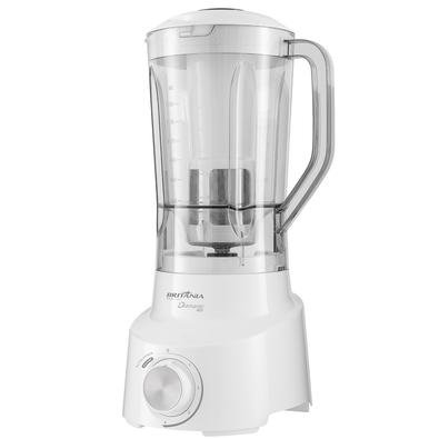 • O Liquidificador Britânia Diamante Branco 900W é praticidade e funcionalidade no seu dia a dia!• Possui 4 velocidades + função pulsar, variação de v