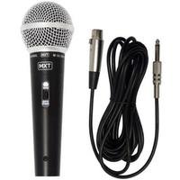 Microfone Dinâmico Profissional Dinâmico Com Cabo 4 Mts Performance Sound
